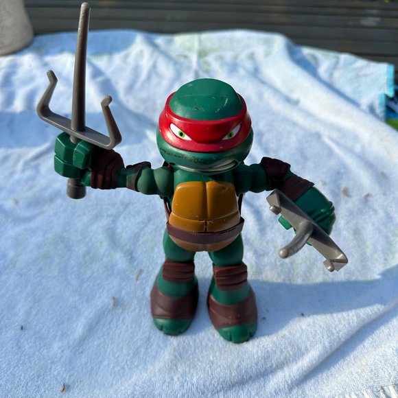 TMNT Raphael 8.5" Figure Teenage Mutant Ninja Turtles Toy - Picture 5 of 7
